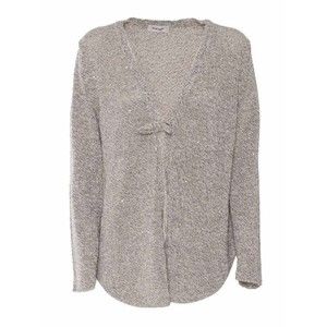 Kangra Cashmere Relaxed Fit Sequin-Embellished Jacket With Deep V-Neckline - NWT